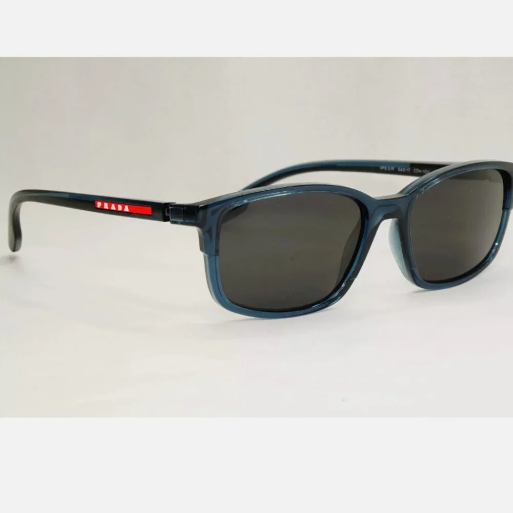 Prada Transparent Black Square Sunglasses